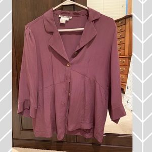Purple Silk Bouse